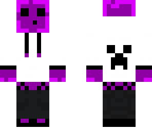 purple slime with headphones