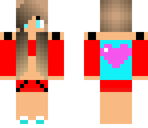 girl  with red