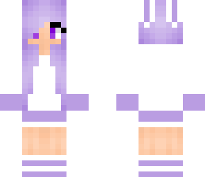 kawaii pastel bunny- lavender