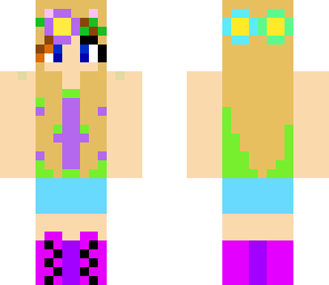 blonde hippie panda girl