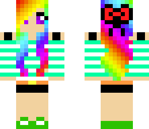 rainbow girl