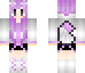 purple wolf girl