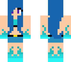 blue flame girl