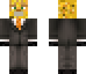 ocelot and mooshroom in a suit