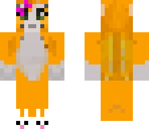 stampy long head girl with slippers