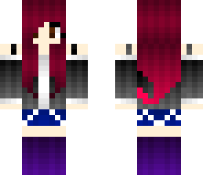 purple emo girl