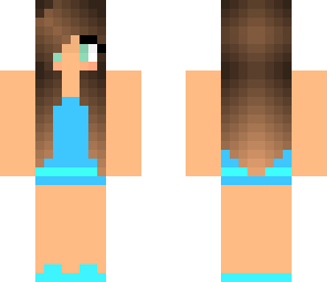 blue dress