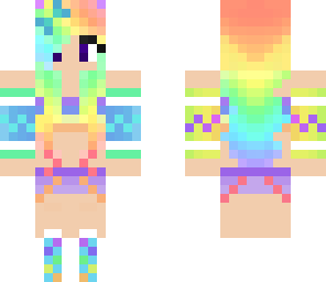 rainbow girl