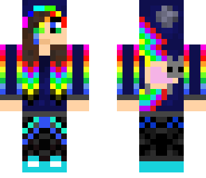 rainbow nyan girl
