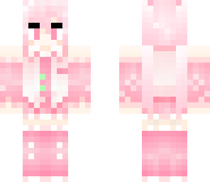 photo Sakura Hatsune Miku Minecraft Skin sakura miku minecraft skin
