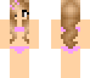bikini and brown eyes