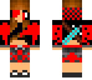 red tech girl