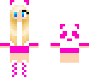 edited panda girl