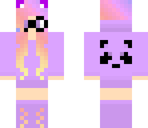 pastel purple girl