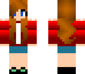 red sweater girl_girl