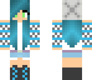 blue girl