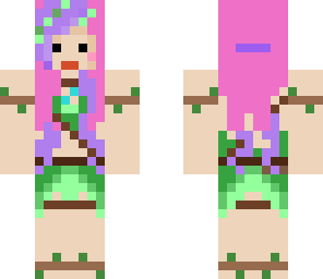 cupquake with pink and purple hair