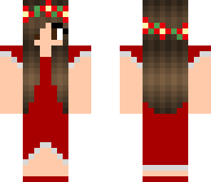 red dress