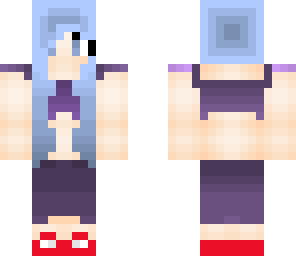 hot purple girl