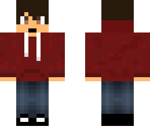 teen with a red jacket