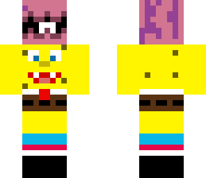 spongebob holding clam