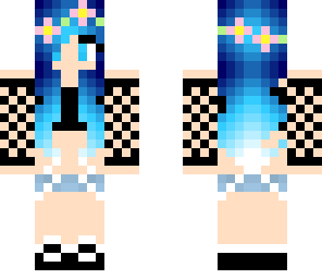 blue girl