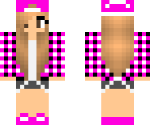 pink tomboy girl