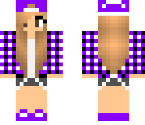 purple tomboy girl