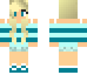 blue girl