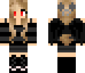 cute angel demon ghost with bow girl