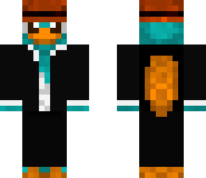 perry in a suit