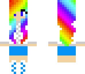 rainbow girl