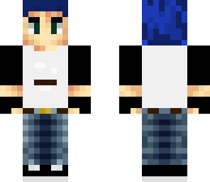 normal boy blue hair