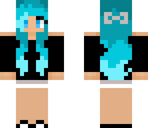 blue hair girl