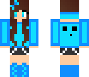 blue slime girl