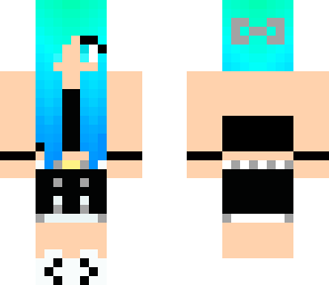 blue hair girl
