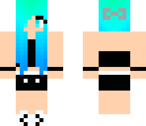 edit blue hair girl