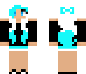 blue hair girl loveit