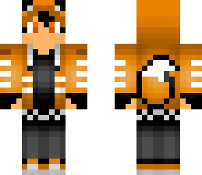fox boy orange
