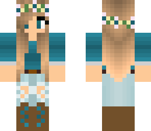 blue summer girl