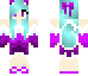 purple wolf girl
