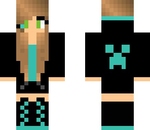 blue gamer girl