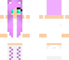 sweet pinky purple girl