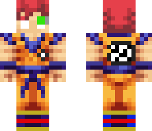 ssg herobrine goku with scouter