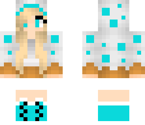 blue cake girl