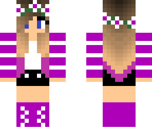 awesome fab purple girl