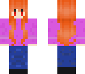 amber haired girl