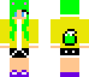 green fox girl