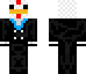 suited chicken