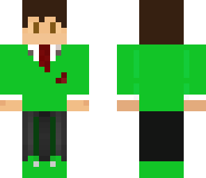 green tux boy